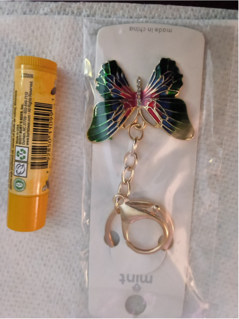 Butterfly bag,key charm for choice